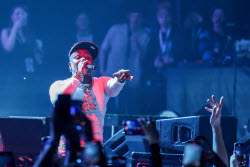 American rapper DaBaby gives concert in Moscow
