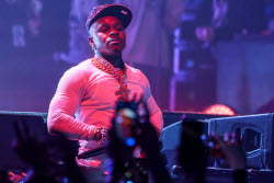 American rapper DaBaby gives concert in Moscow
