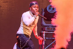 American rapper DaBaby gives concert in Moscow