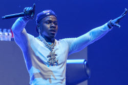 American rapper DaBaby gives concert in Moscow