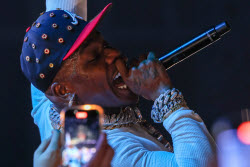 American rapper DaBaby gives concert in Moscow