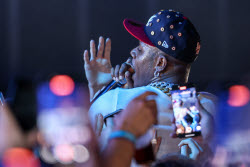 American rapper DaBaby gives concert in Moscow