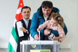 2025 Abkhazian presidential election in Moscow