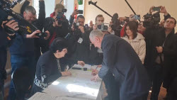 VIDEO. 2025 Abkhazian presidential election in Sukhumi