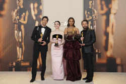 97th Academy Awards - Press Room. 97th Academy Awards - Press Room