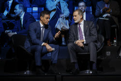 Opening day of Mobile World Congress (MWC) in Barcelona