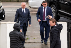 Abkhazian President-elect Gunba gives press conference