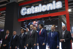 Opening day of Mobile World Congress (MWC) in Barcelona