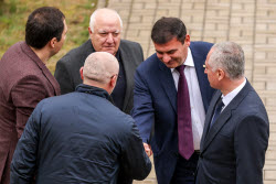 Abkhazian President-elect Gunba gives press conference