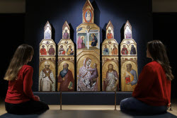 Пресс-показ выставки "Сиена: Расцвет живописи 1300-1350 годов" в Лондонской национальной галерее