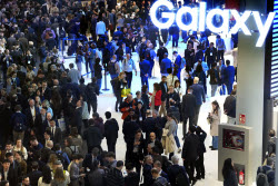 Opening day of Mobile World Congress (MWC) in Barcelona
