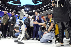 Opening day of Mobile World Congress (MWC) in Barcelona
