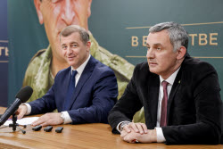 Abkhazia's former presidential candidate Ardzinba gives press conference on election results