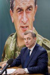 Abkhazia's former presidential candidate Ardzinba gives press conference on election results