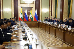 Официальный визит премьер-министра Мьянмы Мин Аун Хлайна в Москву
