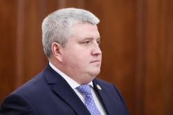 Встреча президента РФ Путина и заместителя губернатора Новгородской области Дронова