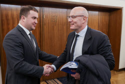 Russia's Deputy PM Chernyshenko meets with Omsk Region Governor Khotsenko