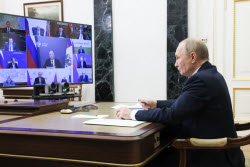 Совещание президента РФ Путина с членами правительства РФ