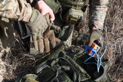 Combat engineers in special military operation zone