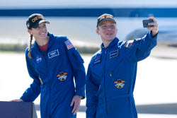 NASA-Crew-10 arrival at Kennedy Space Center ahead of launch