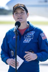 NASA-Crew-10 arrival at Kennedy Space Center ahead of launch