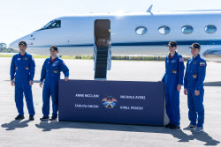NASA-Crew-10 arrival at Kennedy Space Center ahead of launch