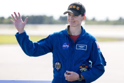 NASA-Crew-10 arrival at Kennedy Space Center ahead of launch