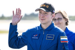 NASA-Crew-10 arrival at Kennedy Space Center ahead of launch