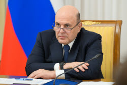 Встреча премьер-министра РФ Мишустина с депутатами фракции партии "Новые люди" в Госдуме РФ