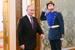 Встреча президента РФ Путина и президента Белоруссии Лукашенко в Москве