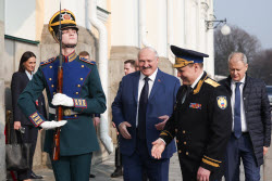 Встреча президента РФ Путина и президента Белоруссии Лукашенко в Москве