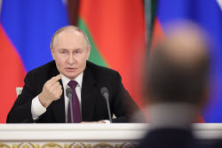 Встреча президента РФ Путина и президента Белоруссии Лукашенко в Москве