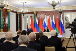 Встреча президента РФ Путина и президента Белоруссии Лукашенко в Москве