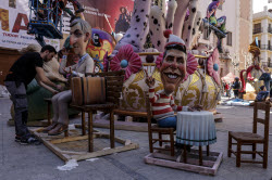 Assembly of the Fallas 2025 continues