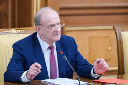 Russian PM Mishustin meets with members of Russian Communist Party's faction in State Duma
