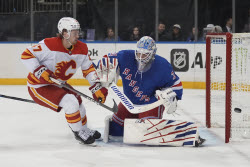 Flames Rangers Hockey.