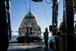 NASAs and SpaceXs Crew-9 Splashdown - USA