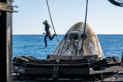 NASAs and SpaceXs Crew-9 Splashdown - USA