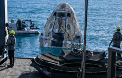 NASAs and SpaceXs Crew-9 Splashdown - USA