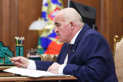 Russia’s President Putin meets with Kostroma Region Governor Sitnikov