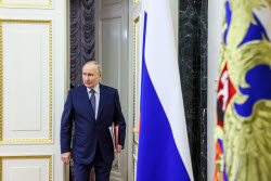 Совещание президента РФ Путина с постоянными членами Совбеза РФ