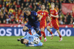 APTOPIX Spain Netherlands Nations League Soccer.