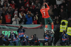 APTOPIX Portugal Denmark Nations League Soccer.