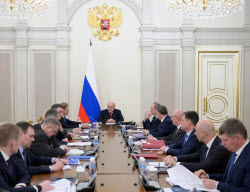 Совещание по подготовке отчета правительства РФ перед Госдумой РФ