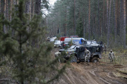 Четверо военнослужащих армии США пропали после учений на полигоне Пабраде в Литве