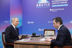 Рабочая поездка президента РФ Путина в Мурманскую область