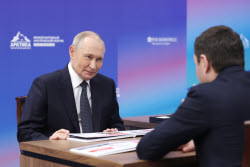 Рабочая поездка президента РФ Путина в Мурманскую область