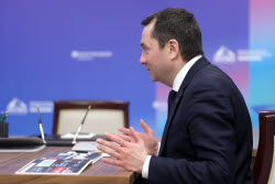Рабочая поездка президента РФ Путина в Мурманскую область