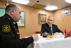 Рабочая поездка президента РФ Путина в Мурманскую область