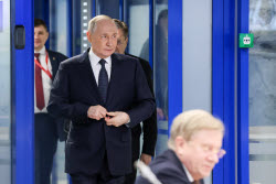Рабочая поездка президента РФ Путина в Мурманскую область